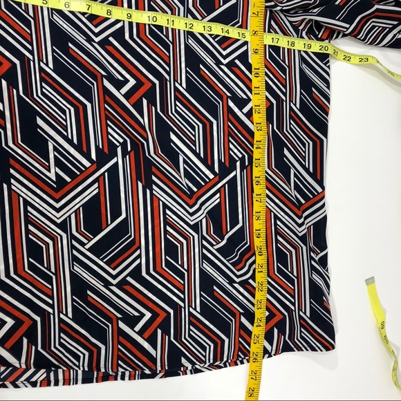 NY Collection Printed Cold Shoulder Ruffle Size M - Picture 7 of 8